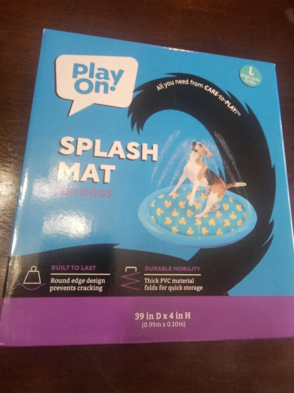 Splash Mat for Dogs - Blue